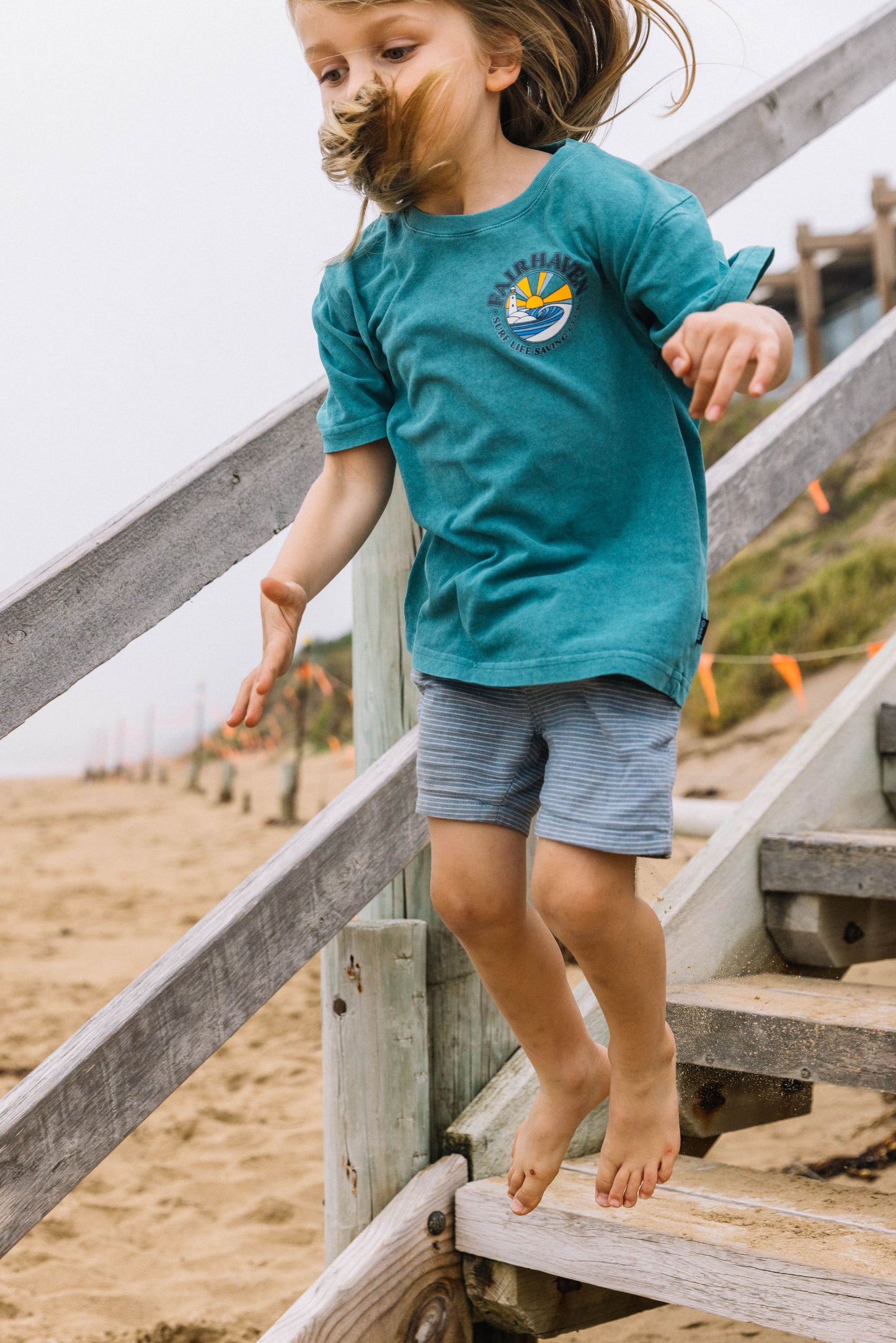 Kids Fashion Tee Acid Teal