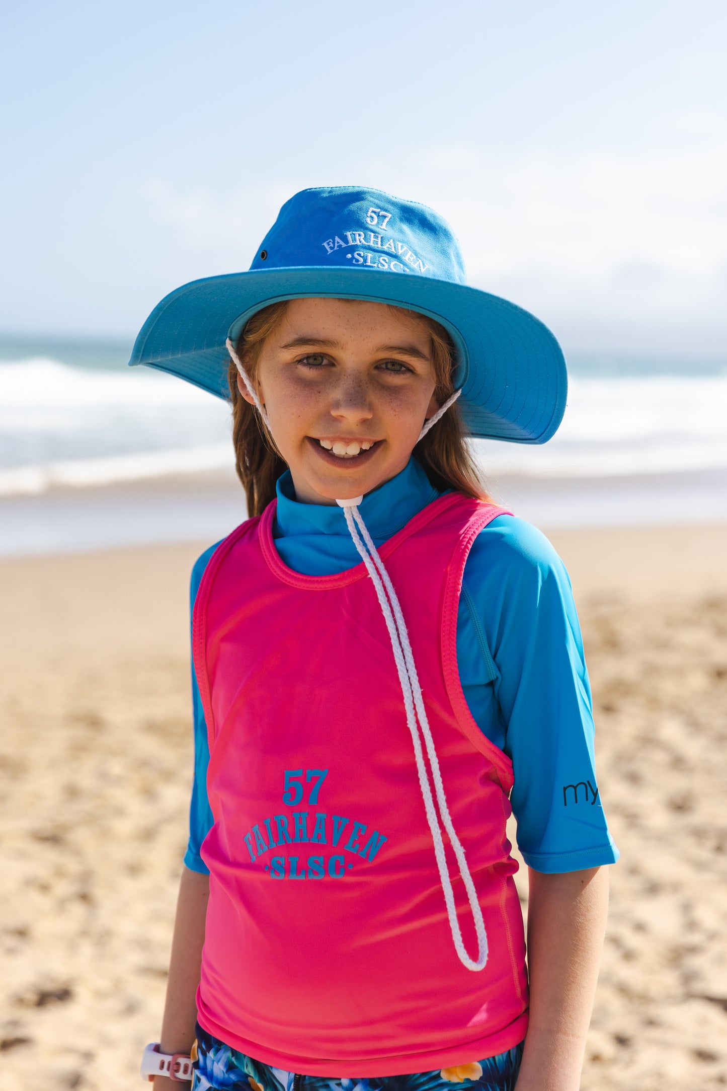 Blue Broad Brim Hat - Registered Nippers only