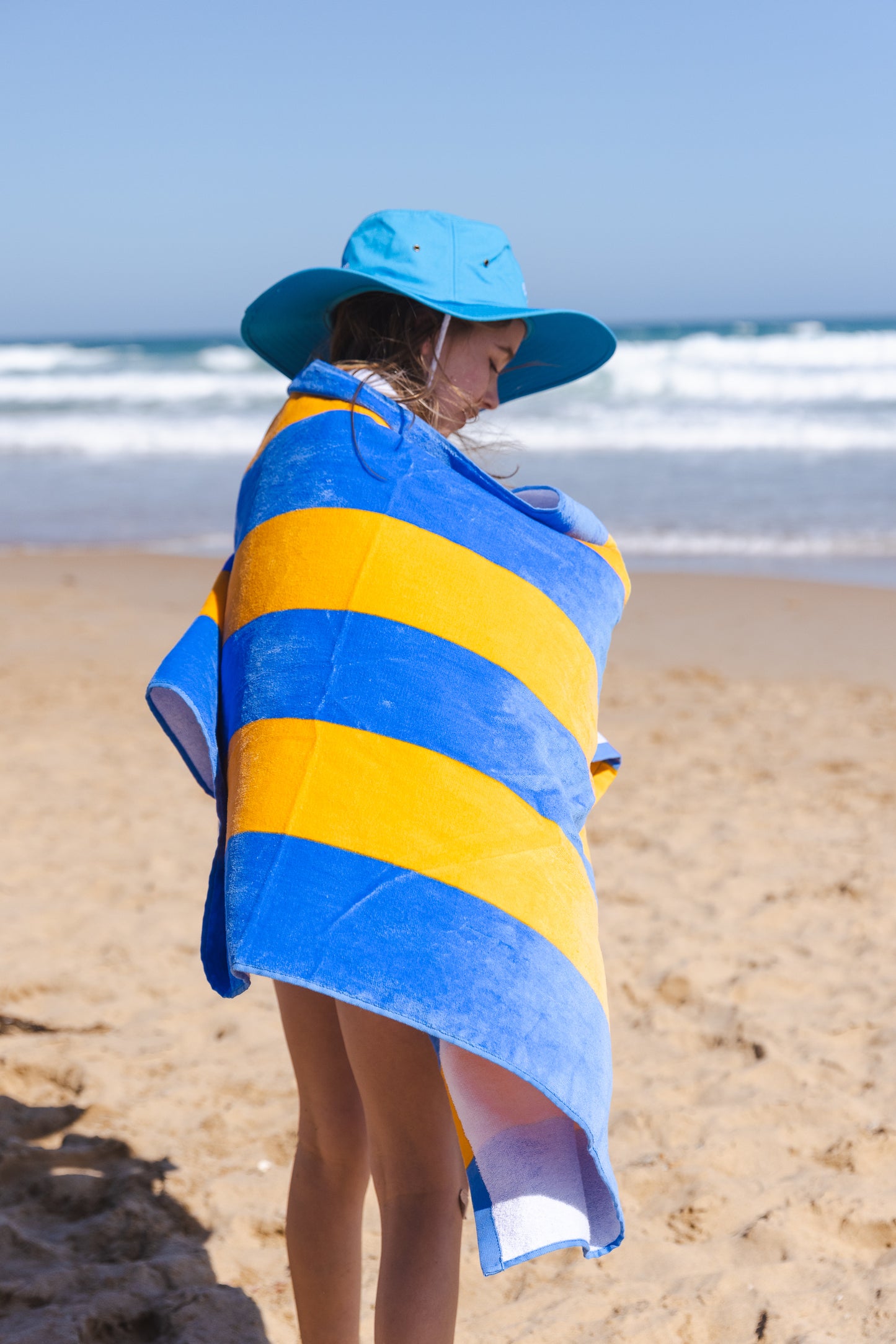 Blue Broad Brim Hat - Registered Nippers only