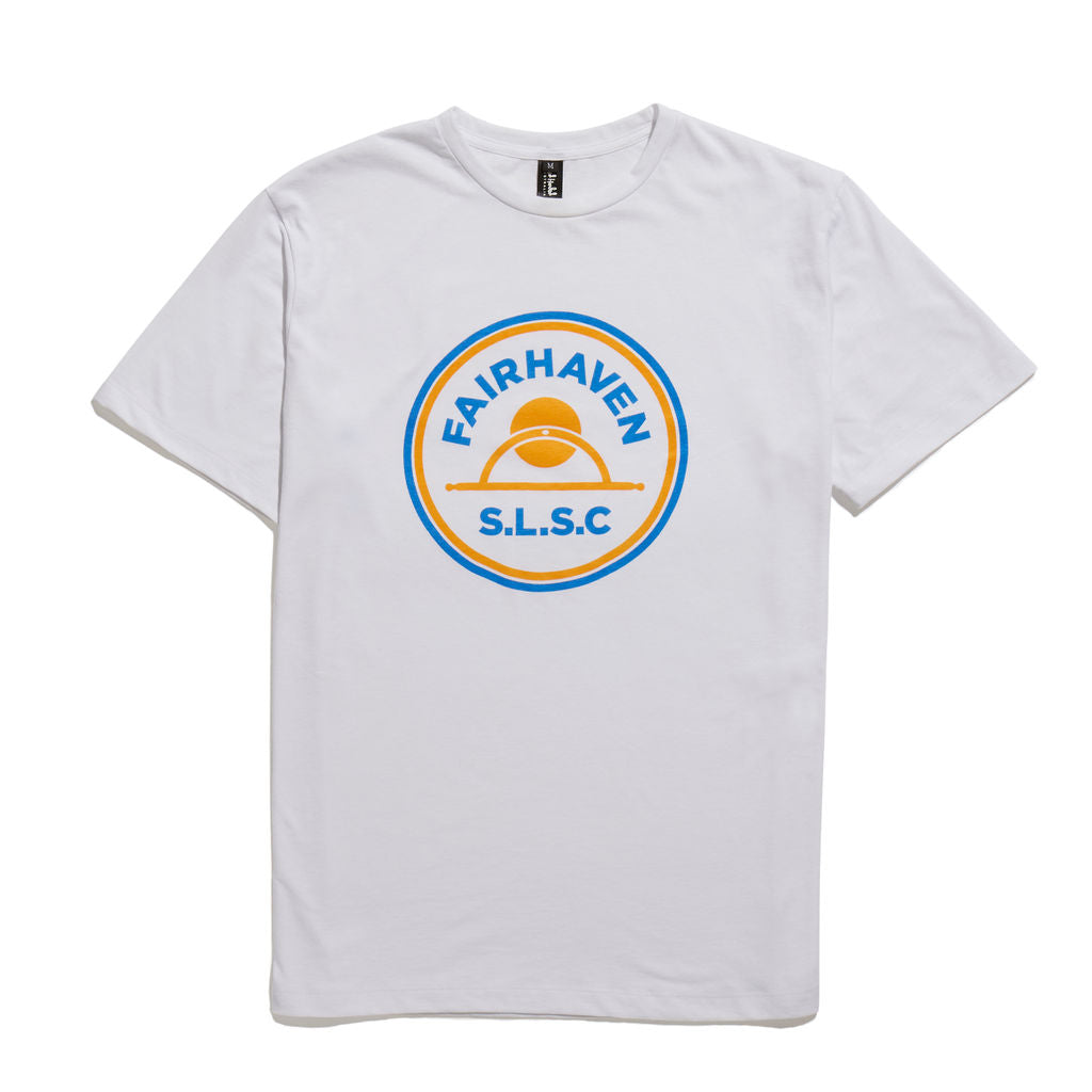 Mens S/S White Logo Tee
