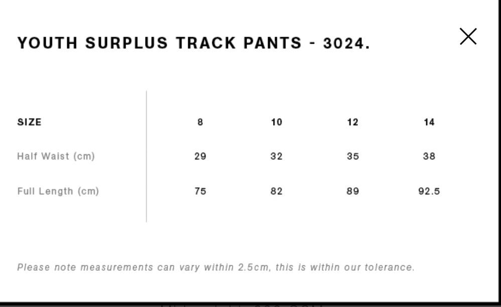 Kids Club Track Pants - Navy and Gray